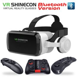 Devices VR Shinecon version 10.0 and Bluetooth headset version virtual reality 3D VR glasses headmounted helmet optional c