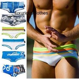 2024 Men's Swimwear Printing male Swimsuit Man Brand 2018 Swimwear Men Gay Swimsuits Swimming Briefs Trunks Mens sexy Swim Shorts Beach Wear Sunga