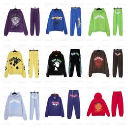 original designer mens hooded spider hoodie young thug sp5der hoodies womens sweatshirts pants web printed 555555 graphic y2k hoodies cv