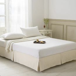 Solidny kolor domowy spódnica z łóżkiem z podwójnym rozmiarem rozmiaru podwójnego arkusza rozmiaru rozmiaru rozmiaru rozmiar