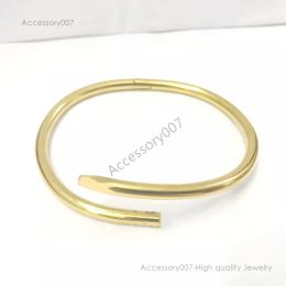 designer Jewellery bracelet Bracelet Women Men Bangle Stainless Steel 16 And 19 size gold rose silver charm fashion screw nail bracelets Birthday Christmas gift