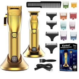 Clippers Professional lithium ion electric hair clipper for men barber shop rechargeable hair trimmer powerful beard hair cutting tool