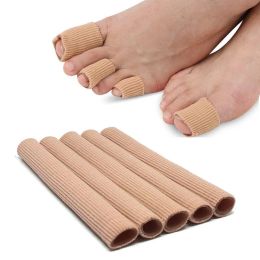 Tool 1pc Feet Corrector Finger Corrector Insoles Fabric Gel Silicone Tube Bunion Toes Fingers Separator Divider Protector