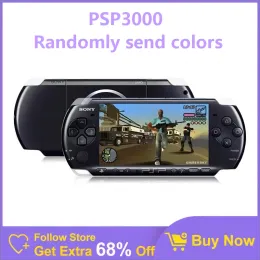 Players Original PSP1000 PSP3000 game console 32GB 64GB 128GB memory card includes free games, pre installed games, and ready to play