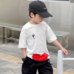 Designer Kids red heart T shirts Parenting women men Clothing Family Clothes Boys Girls Summer cotton T-shirt Children tops tees X66W#