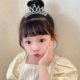 Hair Clips Cosplay Pros Wedding Accessories Children Girls Comb Rhinestone Hairpin Crystal Crowns Princess Tiaras