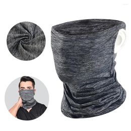 Berets Scarf Miss Men Bandana Neck Sun Gaiter Balaclava Face Mask Summer Dustproof Neckerchief