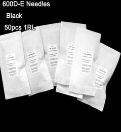 50pcs 600DE 1RL Permanent Makeup needles 10mm Eyebrow Lip Needle For HAWK Permanent makeup machine Pen Tattoo Needles1087999