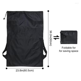 Laundry Bags Large Bag Heavy Duty Polyester Washing Backpack With 2 Adjustable Shoder Straps For School Cam Pw Drop Delivery Dhtho