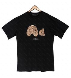 s T Shirts 22SS Leopard print Letter Logo Loose Casual Unisex Round Neck Short Sleeve Men Women Lovers Style Boyfriend Gift t-shirt 085402251