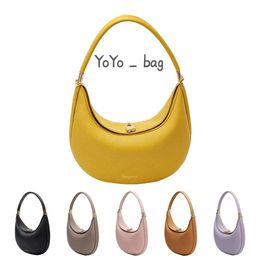 Fashion crescent Designer bag strap Womens mens Luxurys handbag CrossBody half moon Bags Totes Removable shoulder sling satchel calfskin Clutch