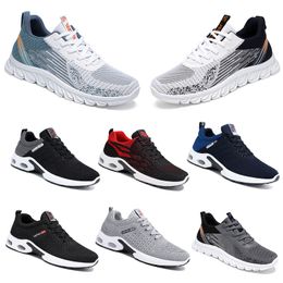 2024 autumn men women shoes Hiking running soft sole fashion black white red lace-up sneakers blocking round toe 39-45