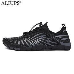ALIUPS Beach Shoes for Men Women Water Shoes Quick Dry Breathable Couple Barefoot Sneakers for Swim Surf Aqua Wading Pool Gym 240219
