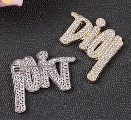 Pins Brooches Luxury Men Women Designer Brand Letter Brooches Plated Inlaid Crystal Rhinestone Jewellery Brooch Marry Wedding Suit Pins Party Accessories