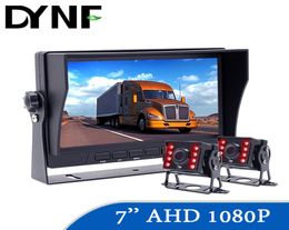 GreenYi 7 inch AHD 1080P IR Rear View Camera Truck High Definition Vehicle IPS Monitor Sunshade For Car Bus1693690