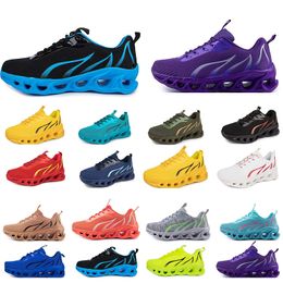 spring men women shoes Running Shoes fashion sports suitable sneakers Leisure lace-up Colour black white blocking antiskid big size GAI 686