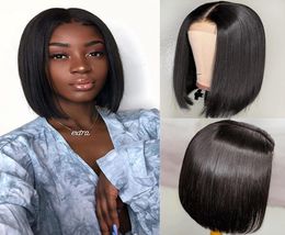 Ishow 2x6 Bob Lace Closure Wigs Brazilian Virgin Hair Straight Lace Frontal Human Hair Wigs Swiss Lace Frontal Wig Pre Plucked4172229