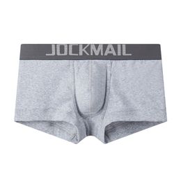 JOCKMAIL Marca Mens Cueca Boxers Sexy Pijamas Respirável Algodão Calcinhas Masculinas Shorts JM448