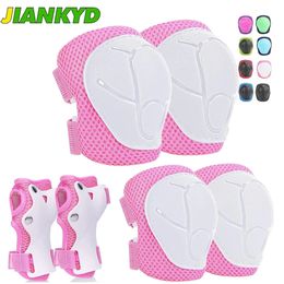 Kids Knee Pads Elbow Pads Guards Protective Gear Set Safety Gear for Roller Skates Cycling Bike Skateboard Scooter Riding Sports 240227