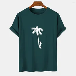 Men's Casual Shirts Men Short Sleeve T Shirt Tops Fashion Tshirt O Neck Clothing Street Pattern T-Shirt Hawaii Tee