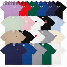 Summer Mens Designer Amies Love Pattern t Shirt Tee Tops Print Casual Short Sleeve Clothing Cotton Blend Amis Asian Size S-xl R6ev# DYJV