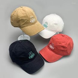 Ball Caps Simple Funny Embroidery Men Women Baseball Hats Cotton Kpop College Style Fashion Sport Streetwear Breathable