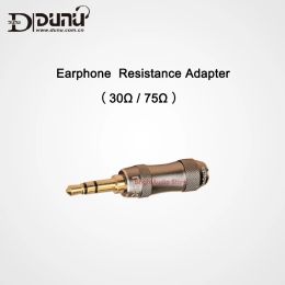 Accessories DUNU Original Earphone Impedance Plug Audio earphone Jack Earphone Resistance Adapter 30/75 Ohm