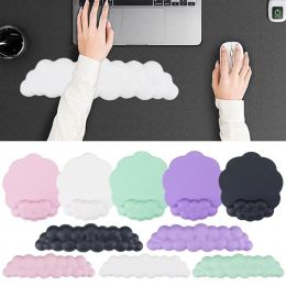 Pads cloud mouse pad cushion Waterproof PU Leather Mouse Pad Wrist Rest Support Pad Non slip Ergonomic Keyboard and Mouse Pad