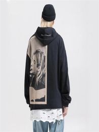 Nagri Kurt Cobain Print Hoodies Men Hip Hop Casual Punk Rock Pullover Hooded Sweatshirts Streetwear Fashion Hoodie Tops Y2011233788019
