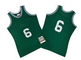 Stitched basketball Jersey 6 Russell 1967-68 Mesh Hardwoods Classics retro jerseys Men Women Youth S-6XL