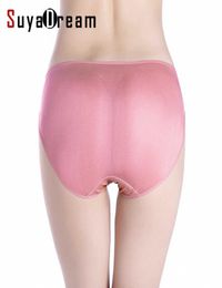 Women Silk Panties 100 Real Silk Briefs Midrise Underwear Women Health Everyday Underpants Nude White SH1908276073855