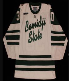 Custom Men Youth women Vintage Custom Bemidji State University 30 Andrew Walsh 201112 Vintage Hockey Jersey Size S5XL2373060