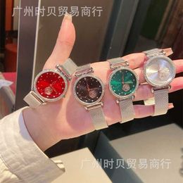 28% OFF watch Watch Xiaoxiangjias new diamond inlaid exquisite camellia flower fashionable small disc quartz womens