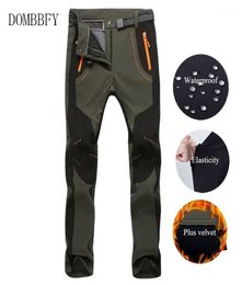 Men Winter Hiking Pants Men Warm Fleece Trousers Women Outdoor Trekking Softshell Waterproof Ski Pants Sports Trousers18943652