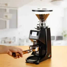 Tools Electric Coffee Grinder Espresso Italian Flat Whetstone Miller Touch Panel Bean Crush Maker