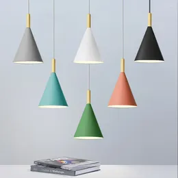 Pendant Lamps Bedroom Lights Nordic Minimalist Hanging Home Indoor Lighting Decoration