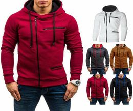 Men039s Hoodies Sweatshirts UK Men Autumn Winter Hoodie Sweatshirt Gym Jacket Hooded Zip Up Pullover Jumper Coat Outwear6275849