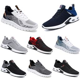 Hiking Women New Running Shoes Men Flat Shoes Soft Sole Black White Red Bule Comfortable Fashion Color Blocking Round Toe 601 GAI 434 Wo