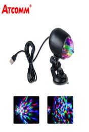 ATcomm LED Car Interior Music Colourful Decoration Atmosphere Lights USB Interface Disco DJ Party Club Effect Control Auto Lamp6049351
