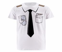 New Men Pilot Police 3d T Shirt Doctor Gentleman Adult Funny Party Cop Punpkin Pirate Sailor Santa Claus Carnival Cosplay ONeck C6219484
