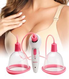 Electric Massagers Breast Enlargement Pump Massager Vacuum Suction Cups Up Bra Buttocks Lifter Enhace For WomenElectric MassagersE9385974