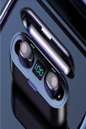 F9 F9B Wireless Earphone Bluetooth V50 Headphone HiFi Stereo Earbuds LED Display Touch Control 2000mAh Power Bank Headset With M8328458