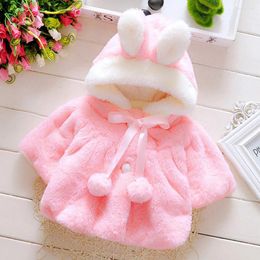 Jackets Borns Infant Babys Girls Jacket Coat Snowsuit Winter Baby Clothes Fleece Hooded Cloak Outwear Clothing Child Girl