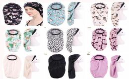 Long Satin Bonnet Sleep Cap Extra Large Silk Bonnet for Natural Long Hair Bonnets for Women Soft Night Sleep Cap hat Wide Elas5527798