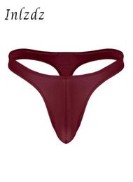 Mens Lingerie Bikini Gstring Tback Thong Briefs Low Rise Bulge Pouch Erotic Sexy Panties Breathable Gay Male Underwear Women039207843