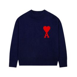 New AOP jacquard letter knitted sweater in autumn / winter acquard knitting machine e Custom jnlarged detail crew neck cotton 65w