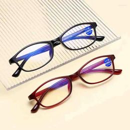 Sunglasses Gradient Frame Fashion Anti-blue Reading Glasses Unisex Elderly Hyperopia Spaper Watching TV