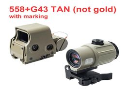 tactical G43 3x 558 COMBO Magnifier Scope Sight with Switch to Side STS QD Mount Fit for 20mm rail Rifle Gun9045186