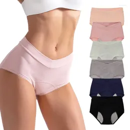 Women's Panties Women For Menstruation Cotton Menstrual High Waist Period Underwear Menstruelle Leak Proof Menstruales Briefs