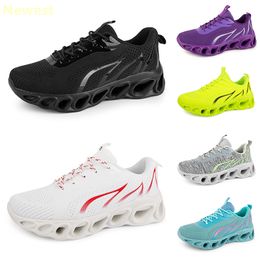 2024 running shoes spring men woman white navy yellow black brown green blue dark trainers Soft bottom sneakers breathable GAI